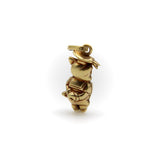 Vintage 14K Gold Loony Toons Cicero Pig Charm Kirsten's Corner