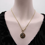 Edwardian 14K Gold Watch Chain Necklace with Dog Clip Kirsten's Corner