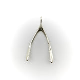 Signature Sterling Silver Make a Wish Wishbone Pendant Pendant Kirsten's Corner