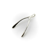 Signature Sterling Silver Make a Wish Wishbone Pendant Pendant Kirsten's Corner