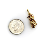 Vintage 14K Gold Loony Toons Cicero Pig Charm Kirsten's Corner