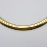 Vintage 14K Gold Wide Omega Necklace Necklace Kirsten's Corner