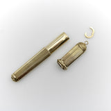 Victorian 14K Gold Dutch Reeded Needled Case jewelry Kirsten's Corner