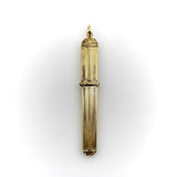 Victorian 14K Gold Dutch Reeded Needled Case jewelry Kirsten's Corner