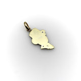 Retro 14K Gold Enamel Charlie McCarthy Puppet Charm Kirsten's Corner