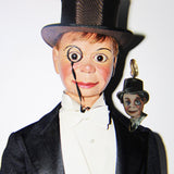 Retro 14K Gold Enamel Charlie McCarthy Puppet Charm Kirsten's Corner