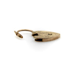Edwardian 9K Gold Hand Engraved Heart Padlock Kirsten's Corner