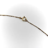 Edwardian 14K Gold Portuguese Delicate Alternating Link Chain Kirsten's Corner