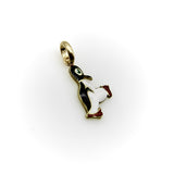 1930’s 14K Gold Enameled Penguin Charm Kirsten's Corner