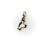1930’s 14K Gold Enameled Penguin Charm Kirsten's Corner