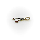1930’s 14K Gold Enameled Penguin Charm Kirsten's Corner