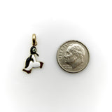 1930’s 14K Gold Enameled Penguin Charm Kirsten's Corner
