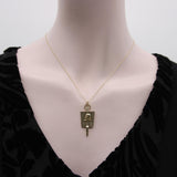 10K Gold Momento Mori Pendant Charm Kirsten's Corner