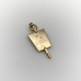 10K Gold Momento Mori Pendant Charm Kirsten's Corner