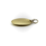 18K Gold Diamond Disc Pendant Kirsten's Corner