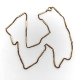 14K Rose Gold Art Deco Bar Link Chain Kirsten's Corner