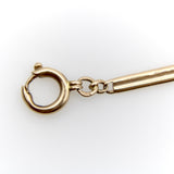 14K Rose Gold Art Deco Bar Link Chain Kirsten's Corner