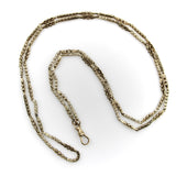 12K Gold Early Victorian Alternating Star Link Chain Kirsten's Corner