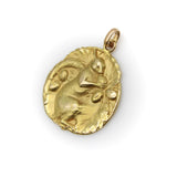 18K Gold Victorian French Squirrel Medallion Kirsten's Corner