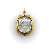 14K Gold Thai Buddha Intaglio Amulet Pendant Kirsten's Corner