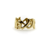 18K Gold Tiffany & Co. Paloma Picasso Graffiti Kiss Ring ring Kirsten's Corner