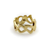 18K Gold Tiffany & Co. Paloma Picasso Graffiti Kiss Ring ring Kirsten's Corner