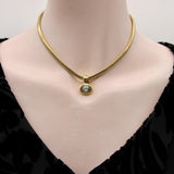 18K Gold 1980’s 1 Carat Diamond Pendant Kirsten's Corner