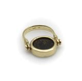 Vintage 14K Gold Ancient Coin Flip Ring Kirsten's Corner