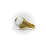 18K Gold H. Stern Golden Stones Ring with Rock Crystal H. Stern
