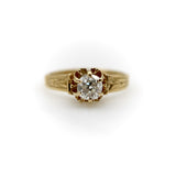 Victorian 18K Gold Old Mine Cut Diamond Ring ring Kirsten's Corner