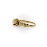 Victorian 18K Gold Old Mine Cut Diamond Ring ring Kirsten's Corner