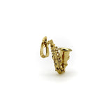 Vintage 18K Gołd Saxophone Charm Kirsten's Corner