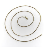 Vintage 14K Gold 24” Snake Chain Kirsten's Corner