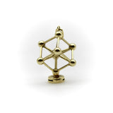 Vintage 14K Gold Atomium Molecule Charm Pendant, Charm Kirsten's Corner