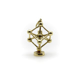 Vintage 14K Gold Atomium Molecule Charm Pendant, Charm Kirsten's Corner