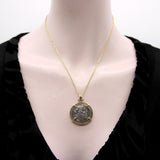 Seleukid Kingdom Demetrios II Nikator Sterling Silver Ancient Coin 14K Pendant Pendant Kirsten's Corner
