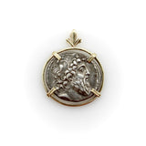 Seleukid Kingdom Demetrios II Nikator Sterling Silver Ancient Coin 14K Pendant Pendant Kirsten's Corner