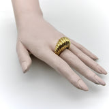 Tiffany & Co. 18K Gold Fluted Dome Ring Tiffany & Co.