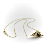 Victorian 14K Gold Angel Winged Necklace with Seed Pearls Kirsten's Corner