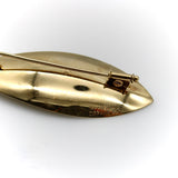14K Gold Tiffany & Co. Retro Leaf Brooch Brooch Kirsten's Corner