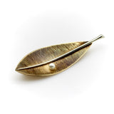 14K Gold Tiffany & Co. Retro Leaf Brooch Brooch Kirsten's Corner