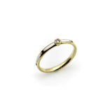 18K Gold Black and White Enameled Ring with Diamond Accent Kirsten's Corner