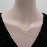 14K Gold Signature Hand Engraved Bird of Peace Pendant Kirsten's Corner