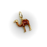 Vintage 18K Gold Joe Cool Camel Enamel Charm Kirsten's Corner