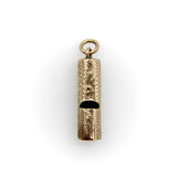 Victorian 9K Gold Hand-Engraved Whistle jewelry Kirsten's Corner