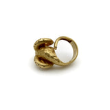 14K Gold Ram’s Head Ring with Citrine Kirsten's Corner
