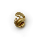 14K Gold Ram’s Head Ring with Citrine Kirsten's Corner