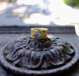 Vintage 22K Gold Wirework Ring with Ancient Silver Eagle Coin Kirsten's Corner