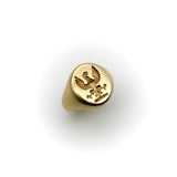 18K Gold Victorian Eagle Intaglio Signet Ring Ring Kirsten's Corner