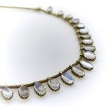 14K Gold Victorian Moonstone Fringe Necklace Necklace Kirsten's Corner